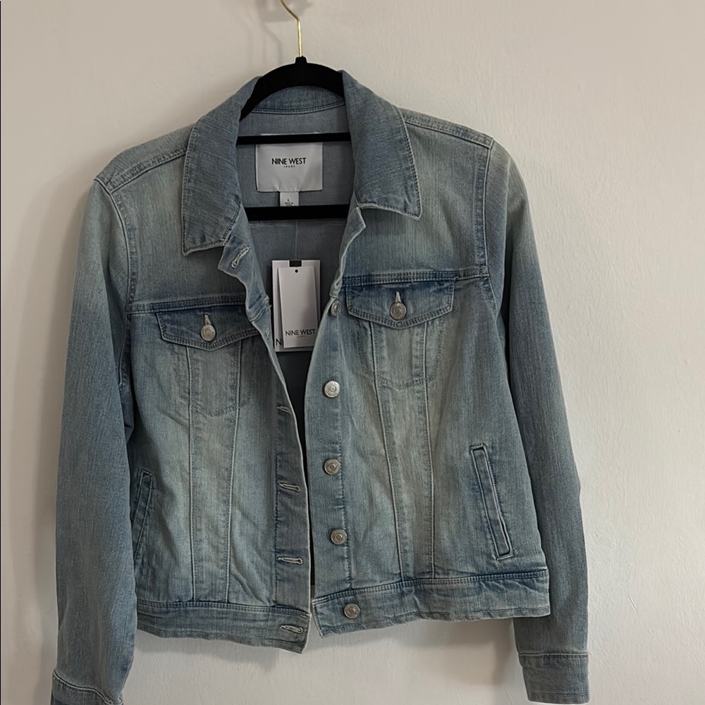 Nine West Light Blue Denim Jacket